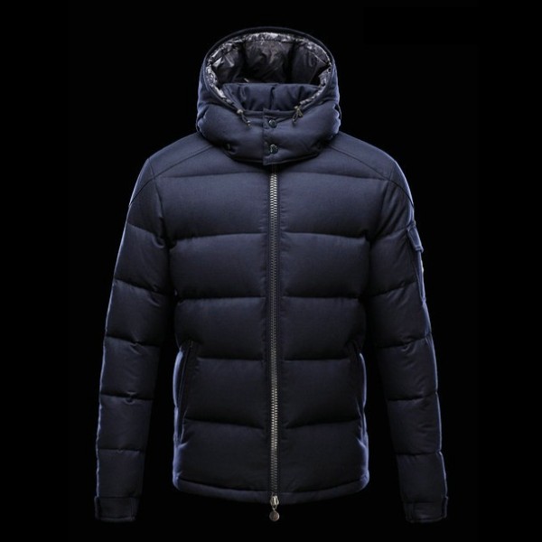 Moncler Fashion Blu Zipper Slash corta da uomo Cappotti uscita